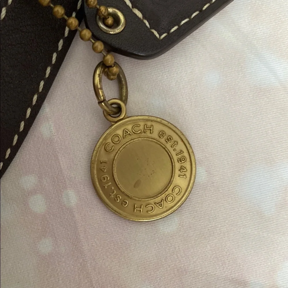 Coach Extra Large Brown Monogram Travel bag w/Leather Accents - Picture 6 of 13